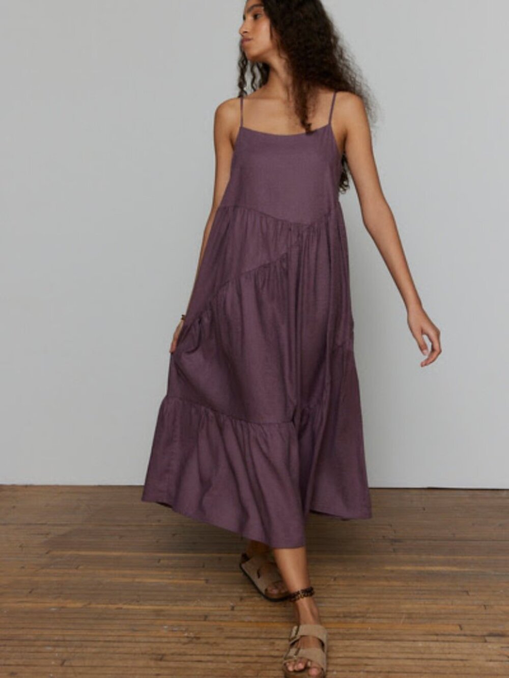 Urban Outfitters Linen Midi Dress